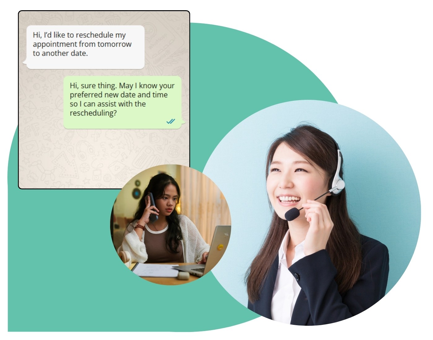 inbound call and whatsapp