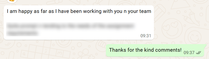 testimonial personal assistant singapore 2